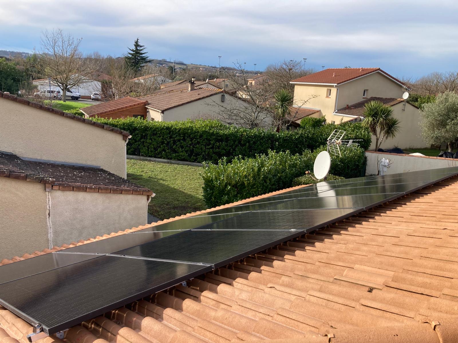 Panneaux solaires à Castanet-Tolosan
